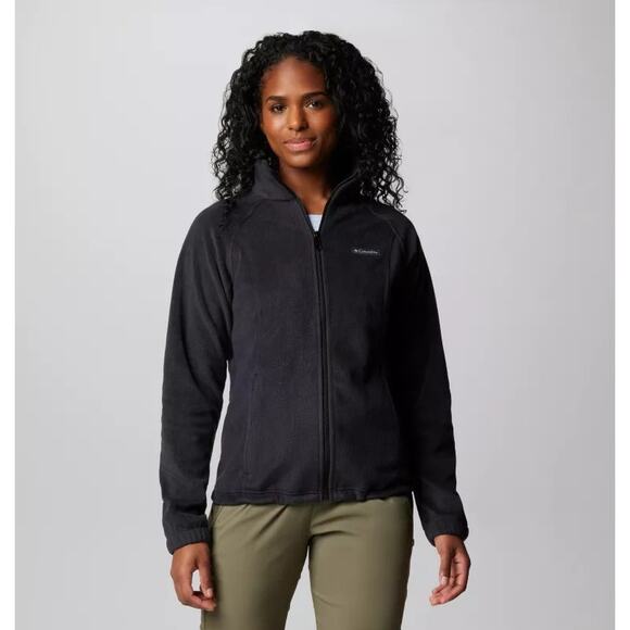 Columbia Jackets & Blazers - Columbia Womens size Small Benton Springs Full Zip Fleece Jacket Black 1372111